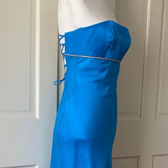 Faviana Rhinestone Evening Gown & Wrap SZ 3/4 - Picture 2 of 16